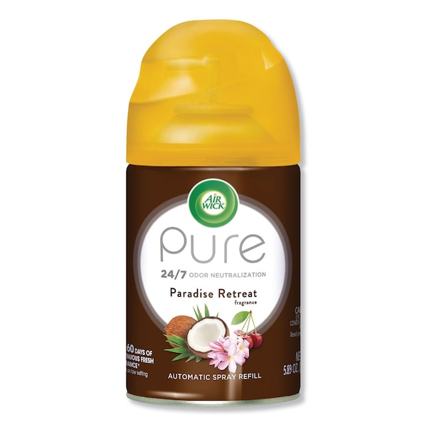 Air Wick Freshmatic Life Scents Ultra Refill, Paradise Retreat, 5.89 oz Aerosol Spray 62338-91099 - main